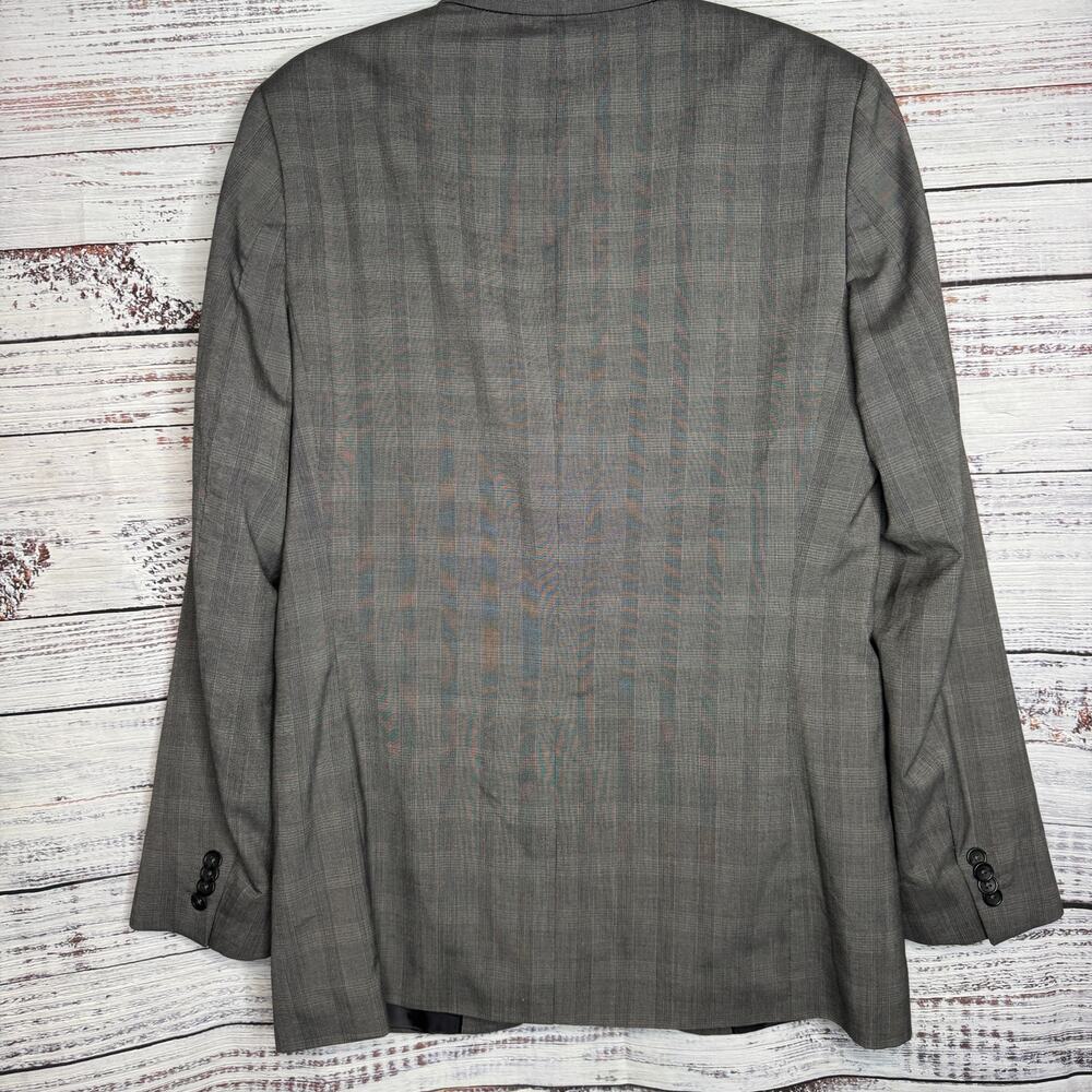 Banana Republic 42L Tailored Fit Gray Blazer Sport Coat Two Button Wool Blend - Picture 2 of 4